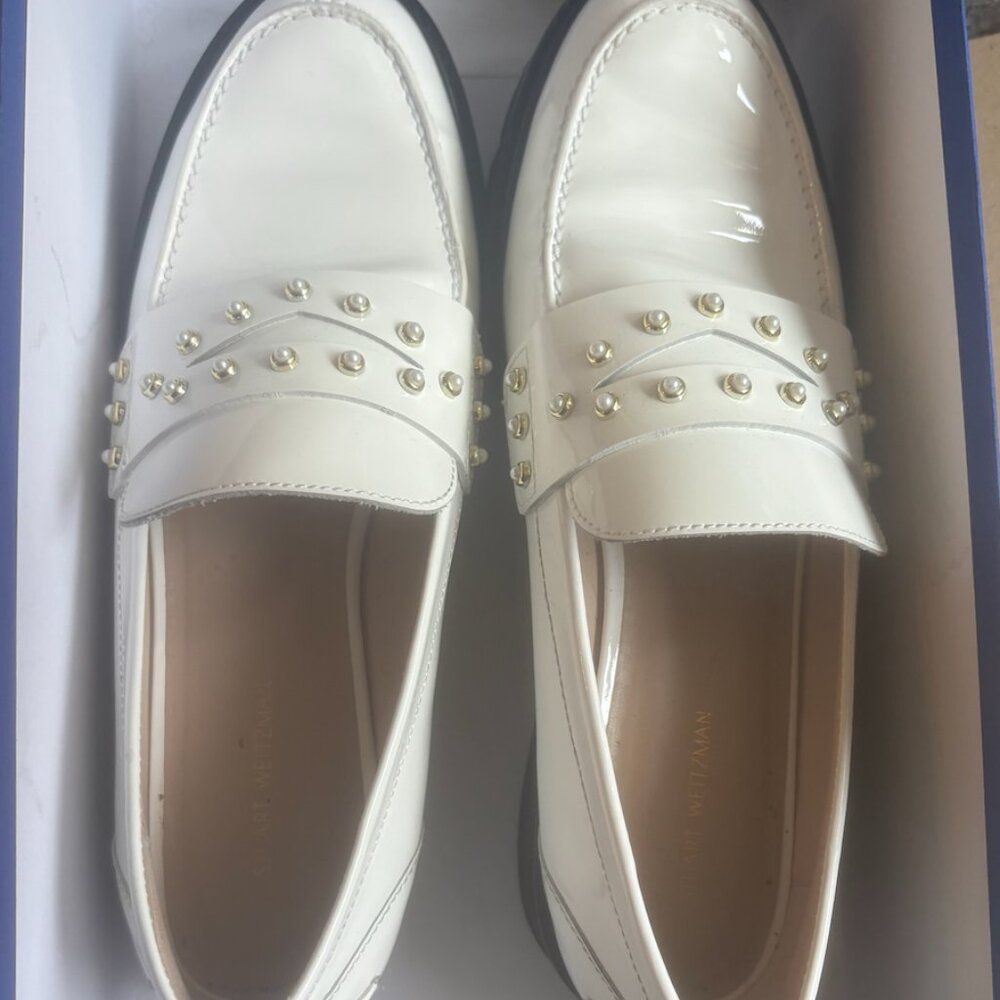 Stuart Weitzman ALLPEARLS Lug Loafer - 10.5